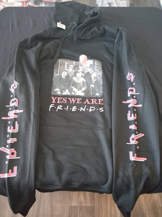 Horror Friends hoodie pullover